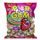 Pirulito Pop Gum morango - 50un