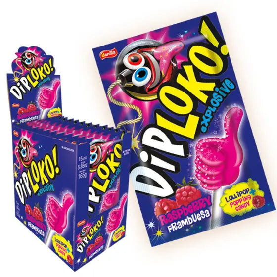 DipLoko Booom Like Framboesa - 15un
