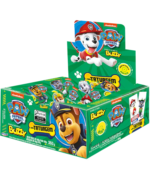 Chic. Buzzy Patrulha Canina Hortelã com Tatuagem - 360g