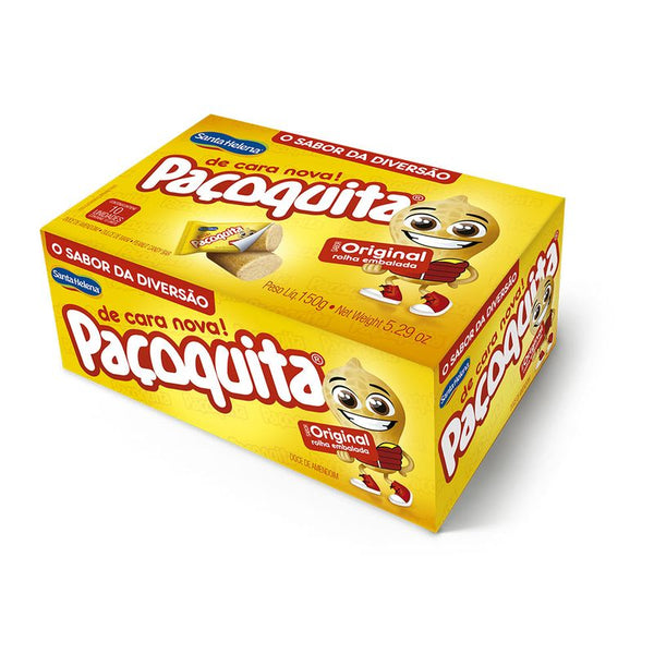 Display Paçoquita Rrolha Embrulhada - 150g