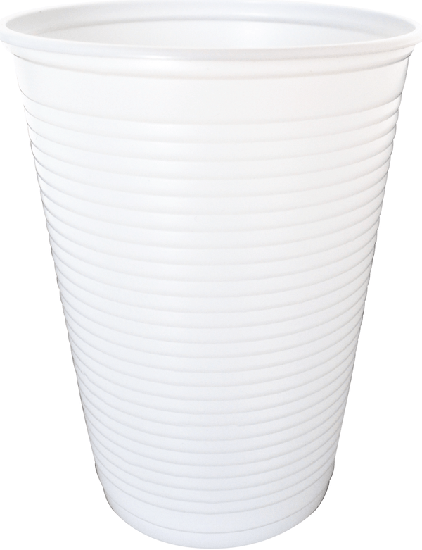 Copo Descartavel Branco 300ml - 100un