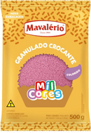 GRANULADO CROCANTE ROSA - 500g