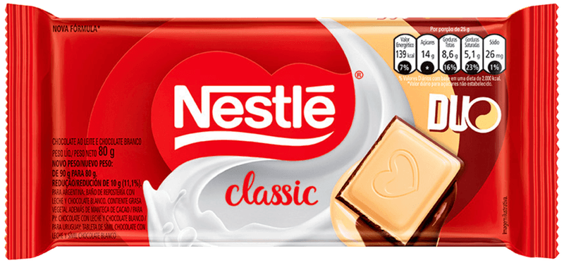 Chocolate Classic Duo 80g