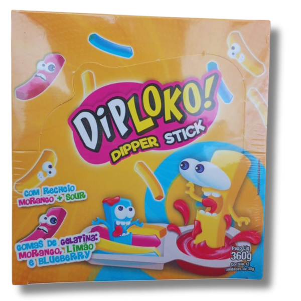 Pirulito DipLoko Dipper Stick - 12x30g