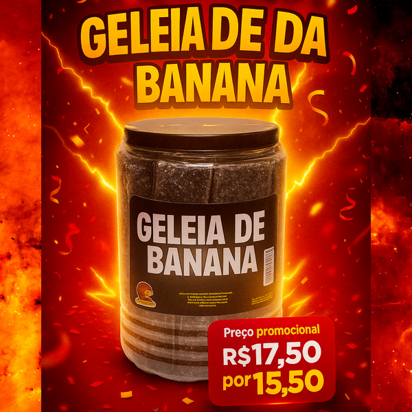 Pote Geleia de Banana - 20un