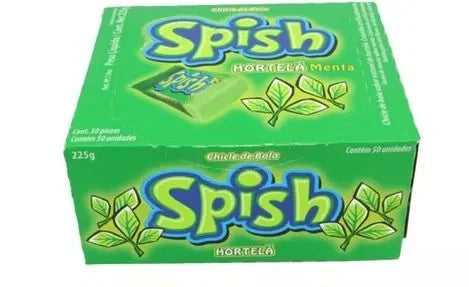 Chiclete Spish Hortelã - 40un