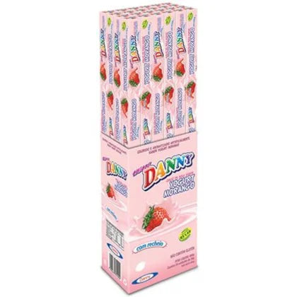 Chiclete Metro Danny Ball Yogurt Morango - 24un