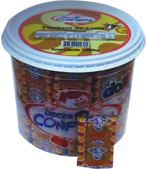 Pote Fondant Leite - 50un