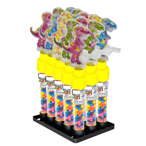 Brinquedo Com Balinhas E Apitos de Dinossauro 15 Unidades