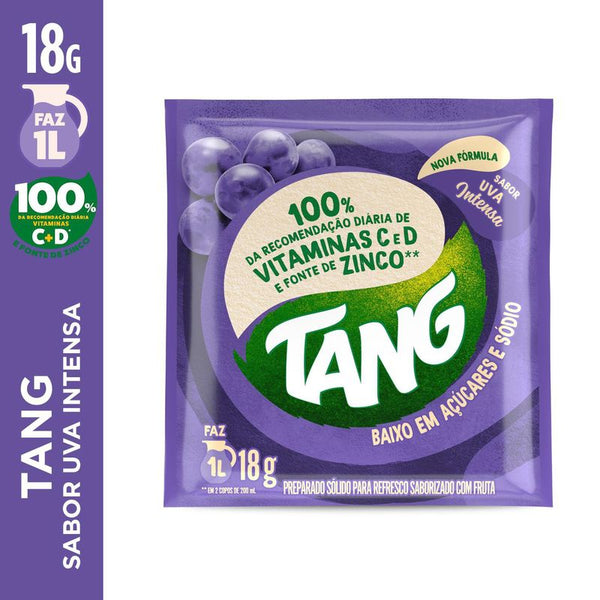 Refresco em pó Tang sabor uva intensa  18g