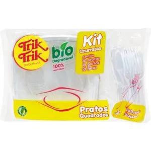 Prato Kit Churrasco Trik Trik C-10