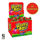 Chiclete Happy Bol Morango - 47un
