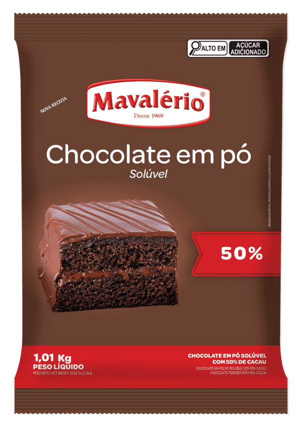 Chocolate em  Pó 50% de Cacau
