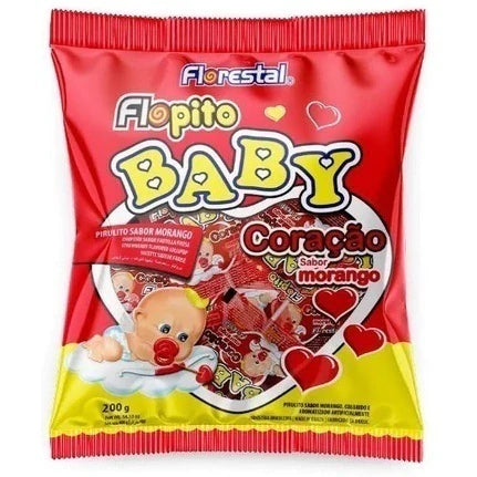 Pirulito Baby Coração - 400g