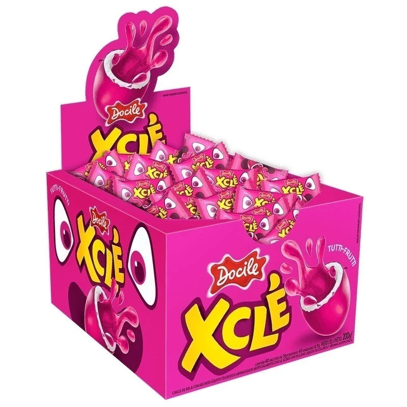 Chiclete XClé Tutti Frutti - 40un