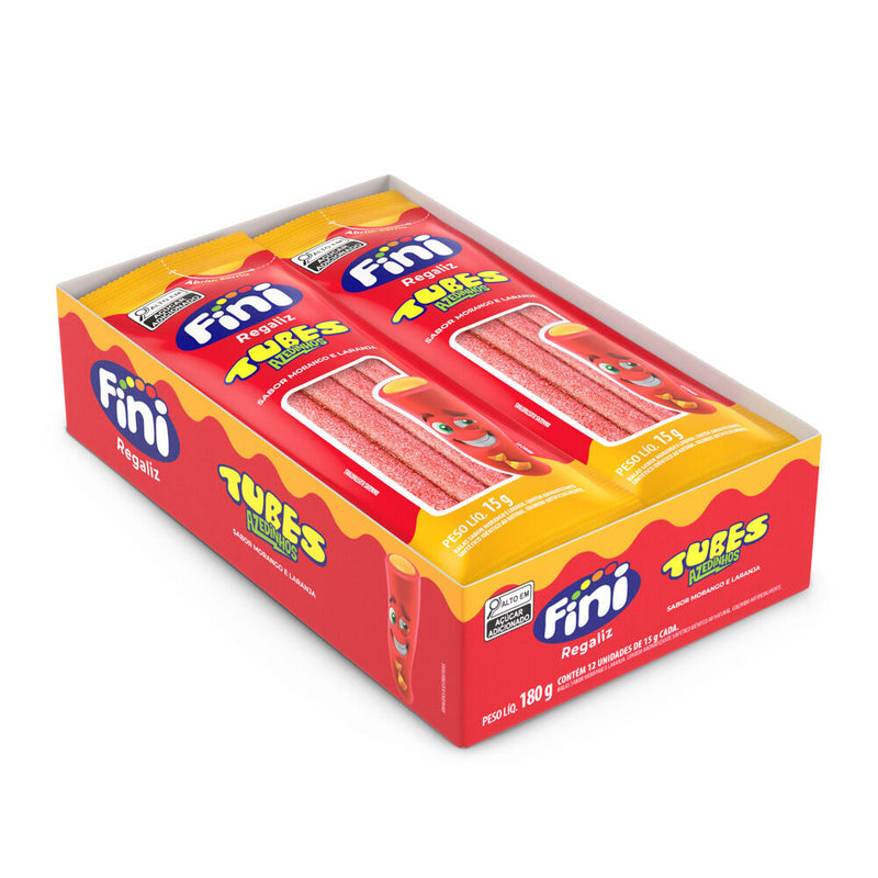 Tubes Morango com Laranja Azedinho - 12x15g