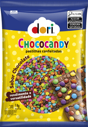 Chococandy Confeitada Colorida - 1Kg