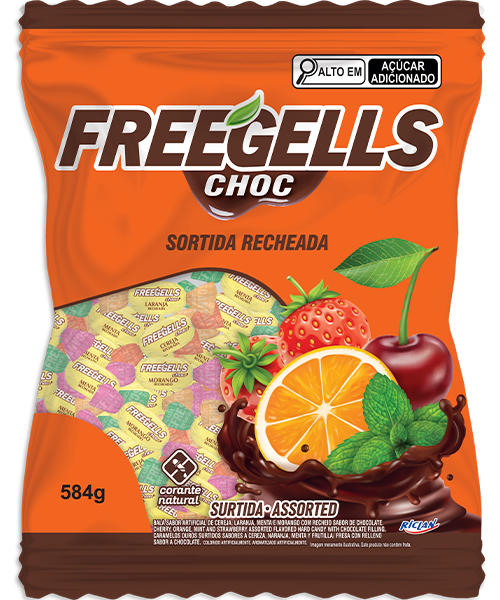 Bala Freegells Choc. Sortida - 457g
