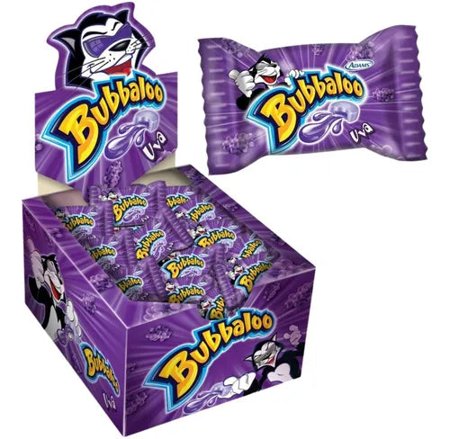 Chiclete Bubbaloo Uva - 60un