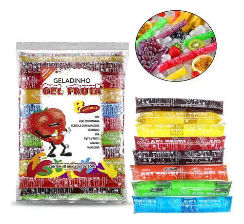 Geladinho Gel Frutas Fardo C-6