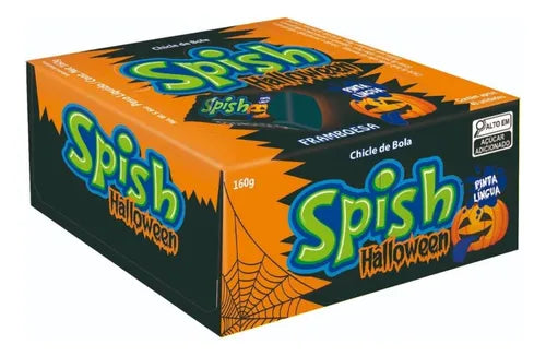 Chiclete Spish Halloween Pinta Lingua - 40un