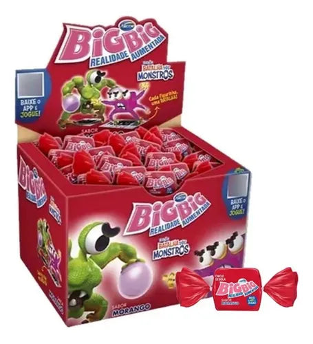 Chiclete BigBig Morango - 315g