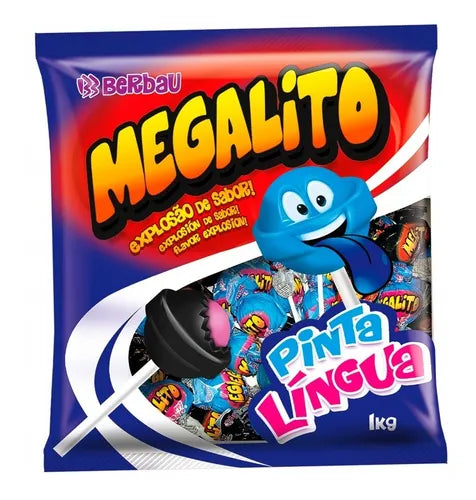 Pirulito Megalito Pinta Lingua - 25un