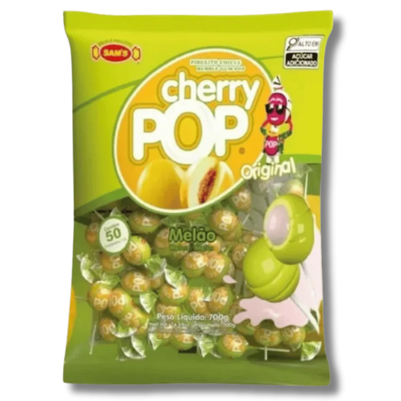 Pirulito cherry pop - 50un