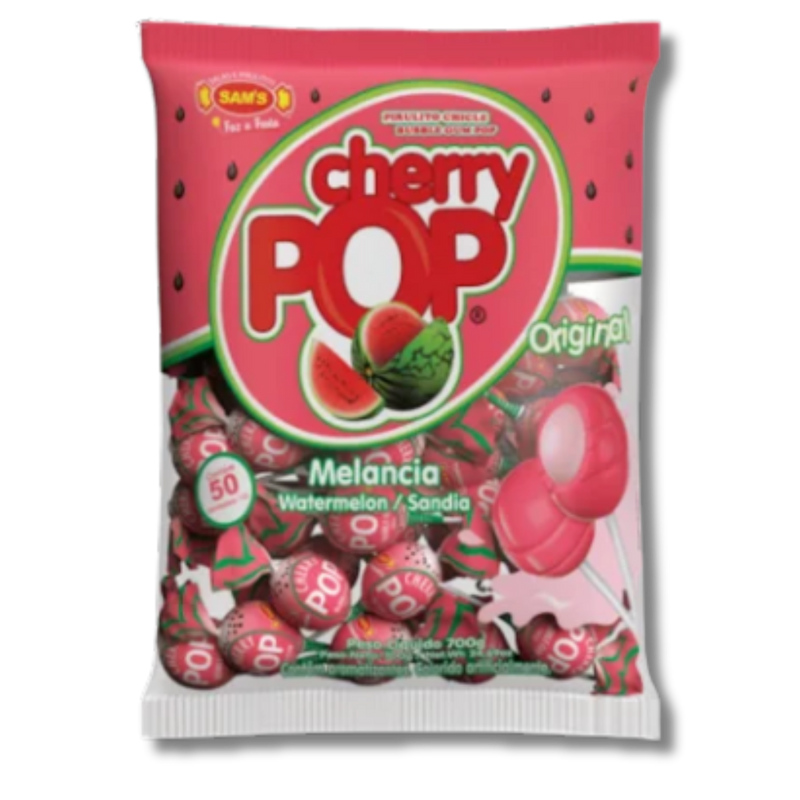 Pirulito cherry pop - 50un