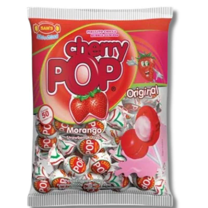 Pirulito cherry pop - 50un