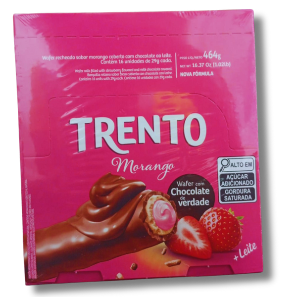 Chocolate Trento Morango - 16un