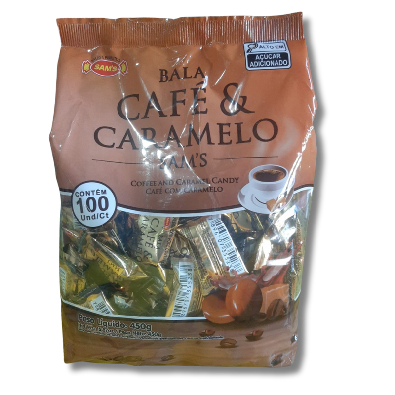Bala Café e Caramelo - 100un