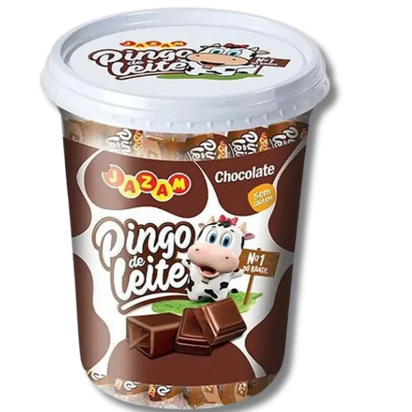 Pote Pingo De Leite Chocolate Jazam - 50un