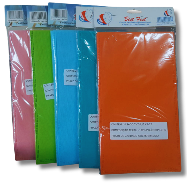 Sacolinha Colorida TNT C-10