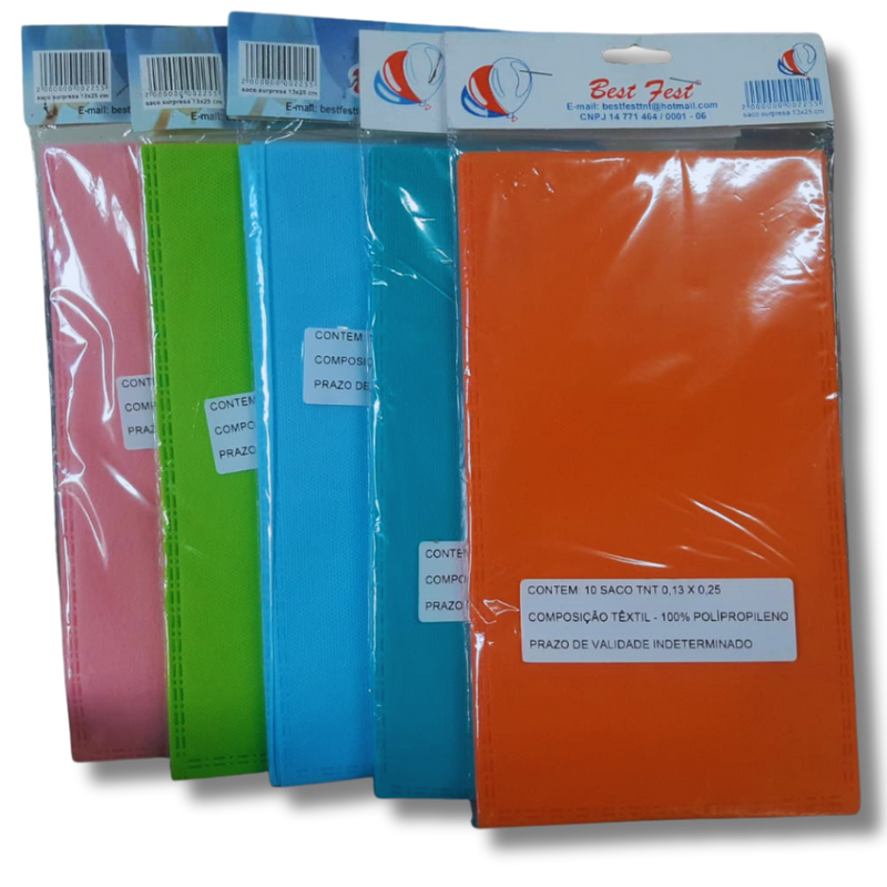 Sacolinha Colorida TNT C-10