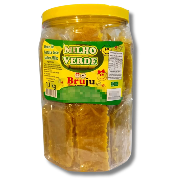 Pote Doce de Batata Milho Verde - 20un