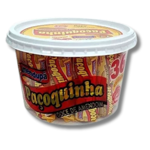 Pote Paçoca Embrulhada Amendupã- 36X540g