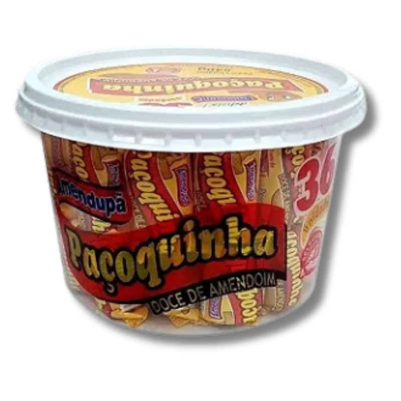 Pote Paçoca Embrulhada Amendupã- 36X540g