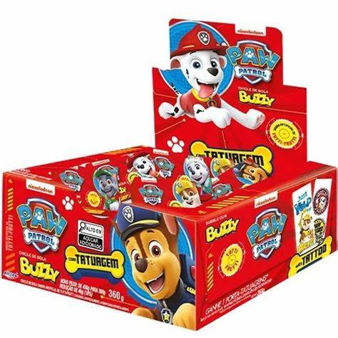 Chic. Buzzy Patrulha Canina Tutti Frutti com Tatuagem - 360g