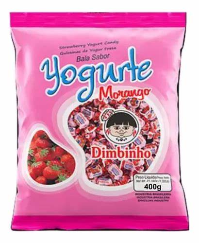 Bala Mast. Yorgut Morango - 400g