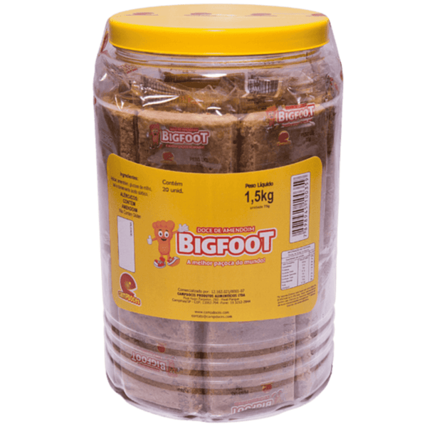Pote Paçoca Bigfoot - 1,5kg
