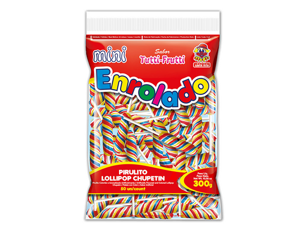 Pirulito Psicodelico Rabo de Porco Tutti Frutti - 300g