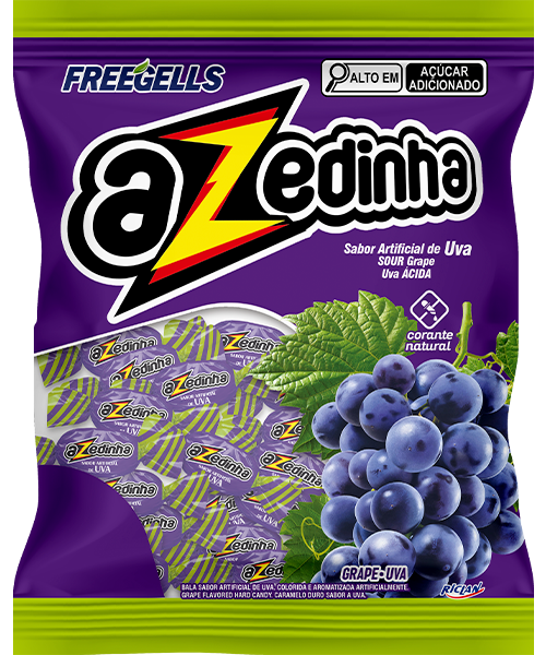 Bala Mast. Azedinha Uva - 500g