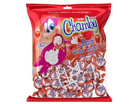 Pirulito Chamby Maçã - 24un