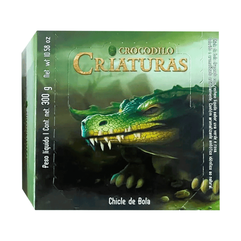 Chiclete Criatura Crocodilo - un