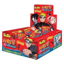 Chiclete Buzzy Naruto Tutti Frutti com Tatuagem - 360g