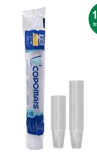 Copo 100ml Transparente CopoMais C-100