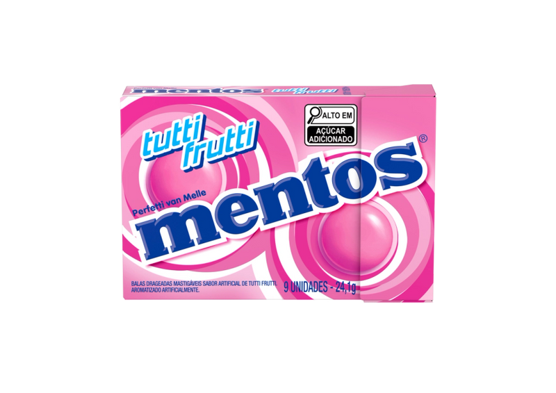 Mentos Box Tutti Frutti - 12un
