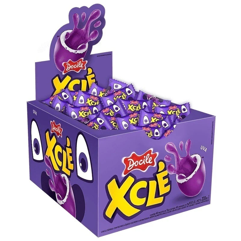 Chiclete XClé Uva - 40un
