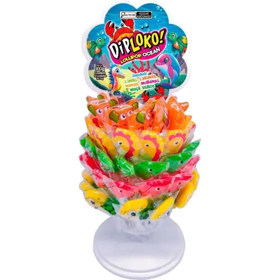 DipLoko Lollipop Ocean - 60un